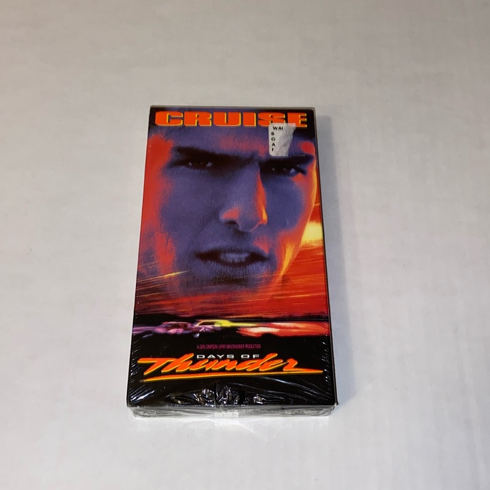 Paramount Pictures Vintage Days Of Thunder Movie New VHS Tape